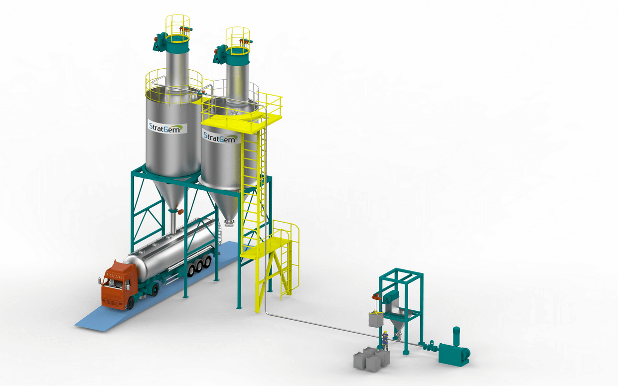 Dense Phase Pressure Conveying System 
